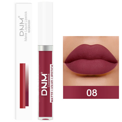 19-color Matte Lip Gloss Waterproof Long-lasting Long Lasting And Does Not Fade Lip Lacquer