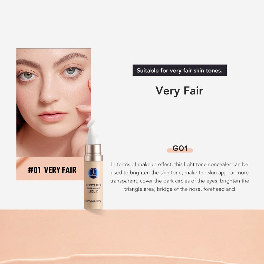Matte Moisturizing Light Acne Marks Freckle Repair Brightening Liquid Concealer