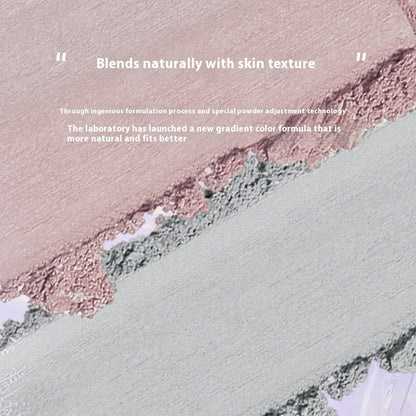 Makeup Love Blusher Plate Women's Nude Color Gradient Two-color Rouge