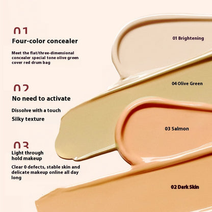 Cloud Soft Light Four Color Concealer Tray Clear To Take Paste