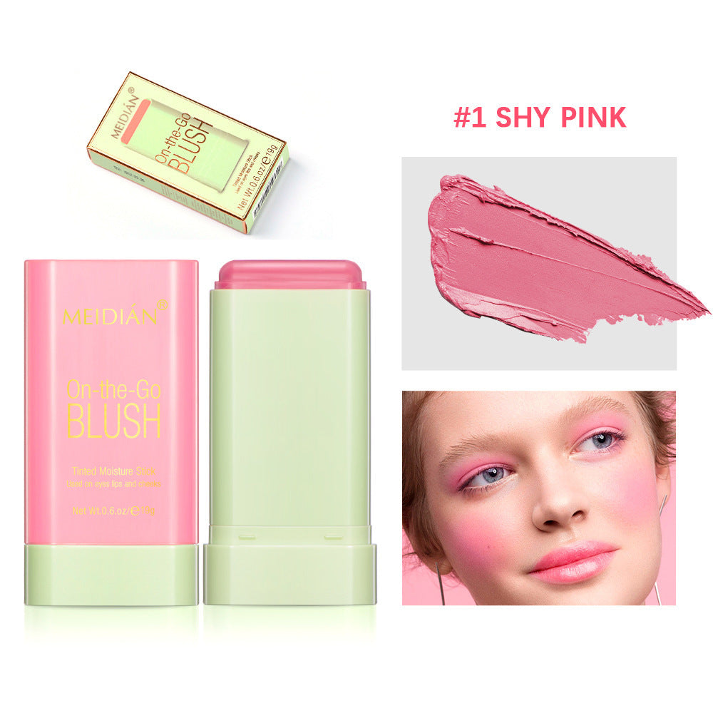 High-gloss Portable Solid Blush Cream