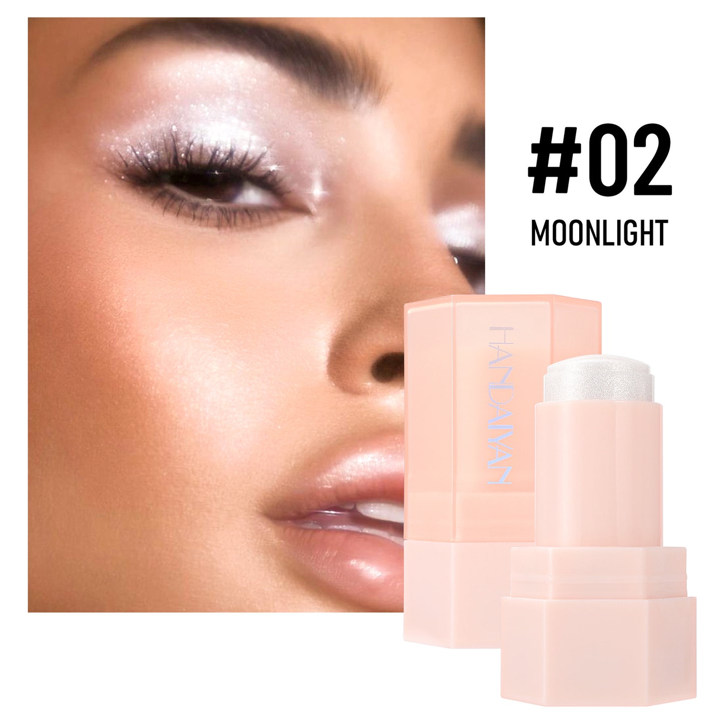 6 Colors Thin And Glittering Jelly Highlighter Brightening