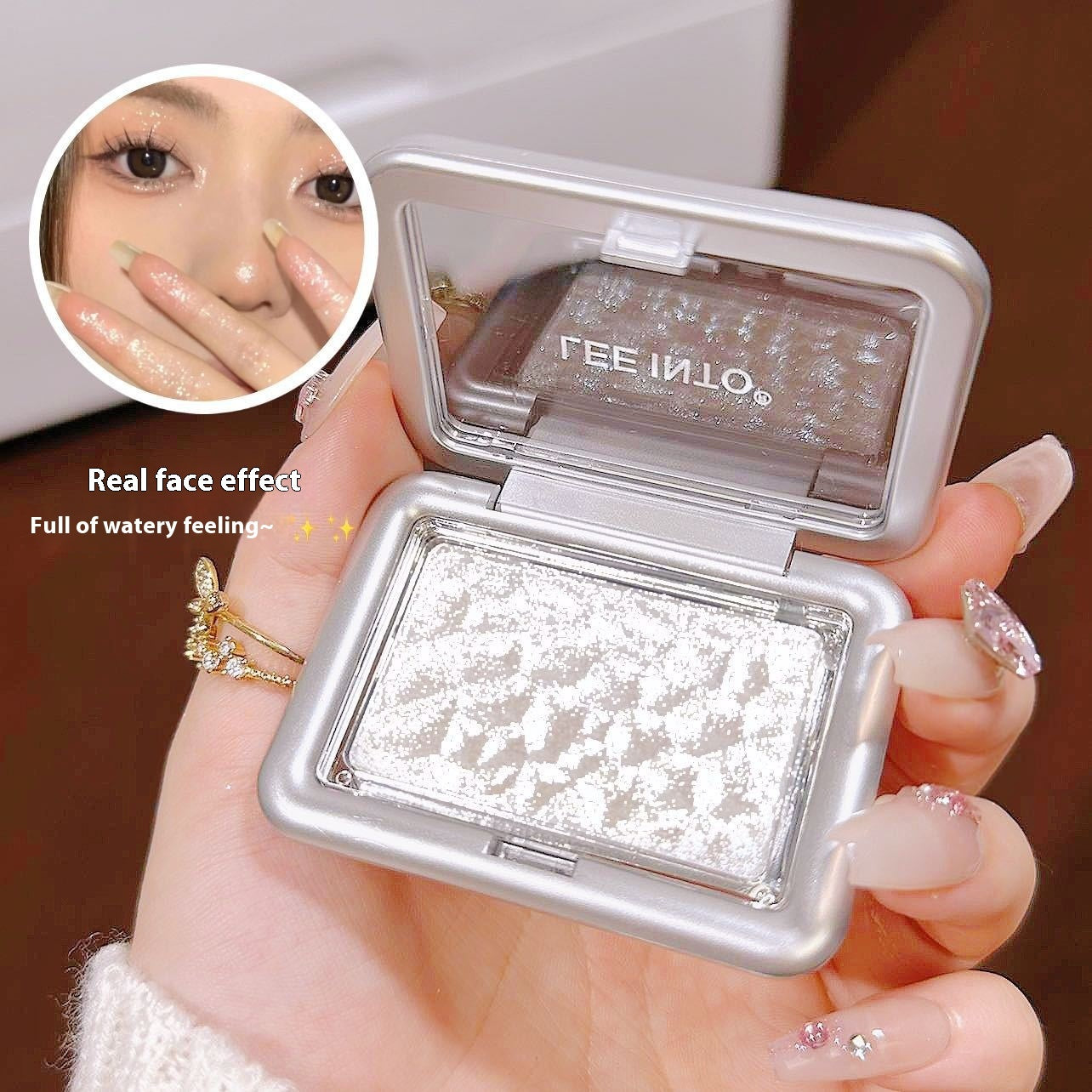 LEEINTO Dream Buoy Highlight Eyeshadow Diamond In The Debris Pearlescent