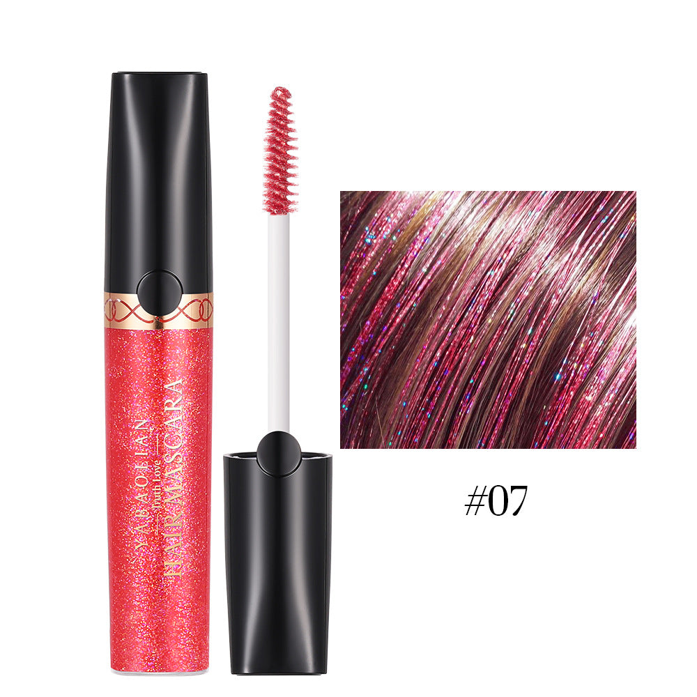 Pearlescent Hair Color Sequin Gel Twelve Colors