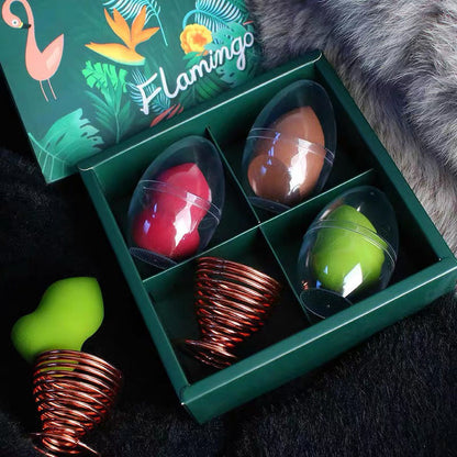Outil de maquillage Egg Shell Plus à support métallique