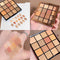 Palette de fards à paupières nacrés mats pour maquillage de scène