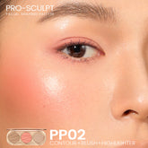 Women's Universal Highlight Repair Blush Trio Blusher