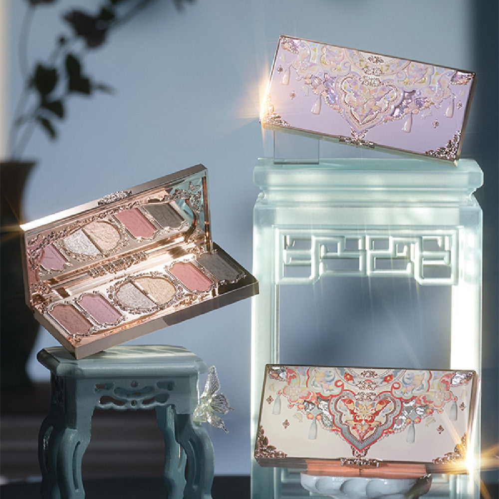 Butterfly Cloud Shoulder Six Color Eye Shadow Plate Matte