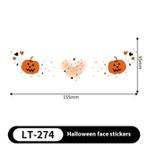 Halloween Makeup Stickers Dress Up Cute Painted