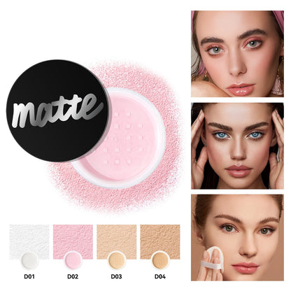 Light Fog Concealer Powder Delicate Waterproof Sweat-proof Long Lasting Oil