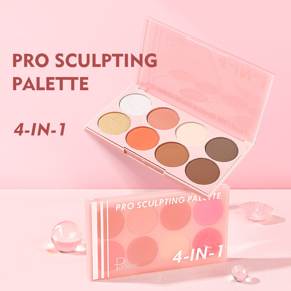 Natural Nude Makeup 8 Colors Eye Shadow Plate