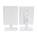 Desktop Fill Light With Light Folding Tri-fold Shell L Makeup Mirror