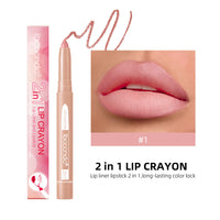 Rouge à lèvres mat velours, crayon à lèvres multi-usage