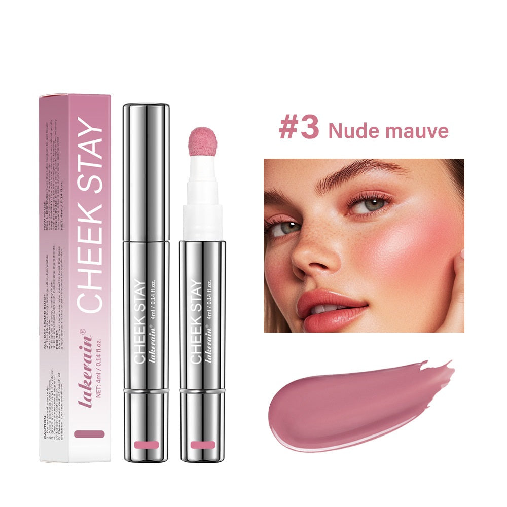 6 Colors Multifunctional Cosmetic Brush Liquid Highlight Blush Stick