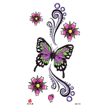 Patterned Animal Hand-Painted Plain Flower Personality Fashion  Waterproof Tattoo Sticker