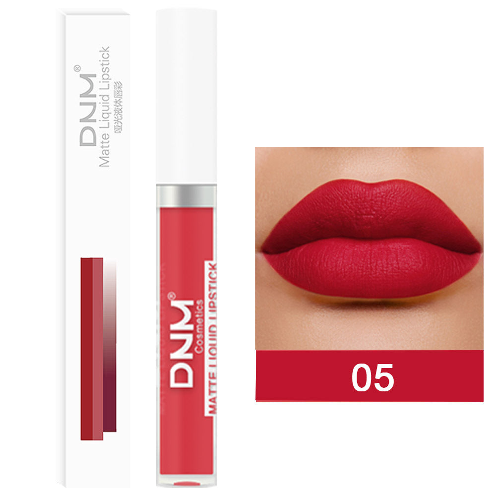19-color Matte Lip Gloss Waterproof Long-lasting Long Lasting And Does Not Fade Lip Lacquer