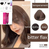 Ammonia-free Hair Color Paste Monochrome Paste Cover White Hair Multi-segment Color One-step Black Tea Gray Blue Black Hair Dye