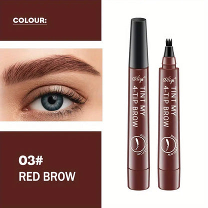 Four-head Eyebrow Pencil Long-lasting Smudge-free