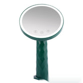 Desk Lamp With Three Fold LED Makeup Mirror