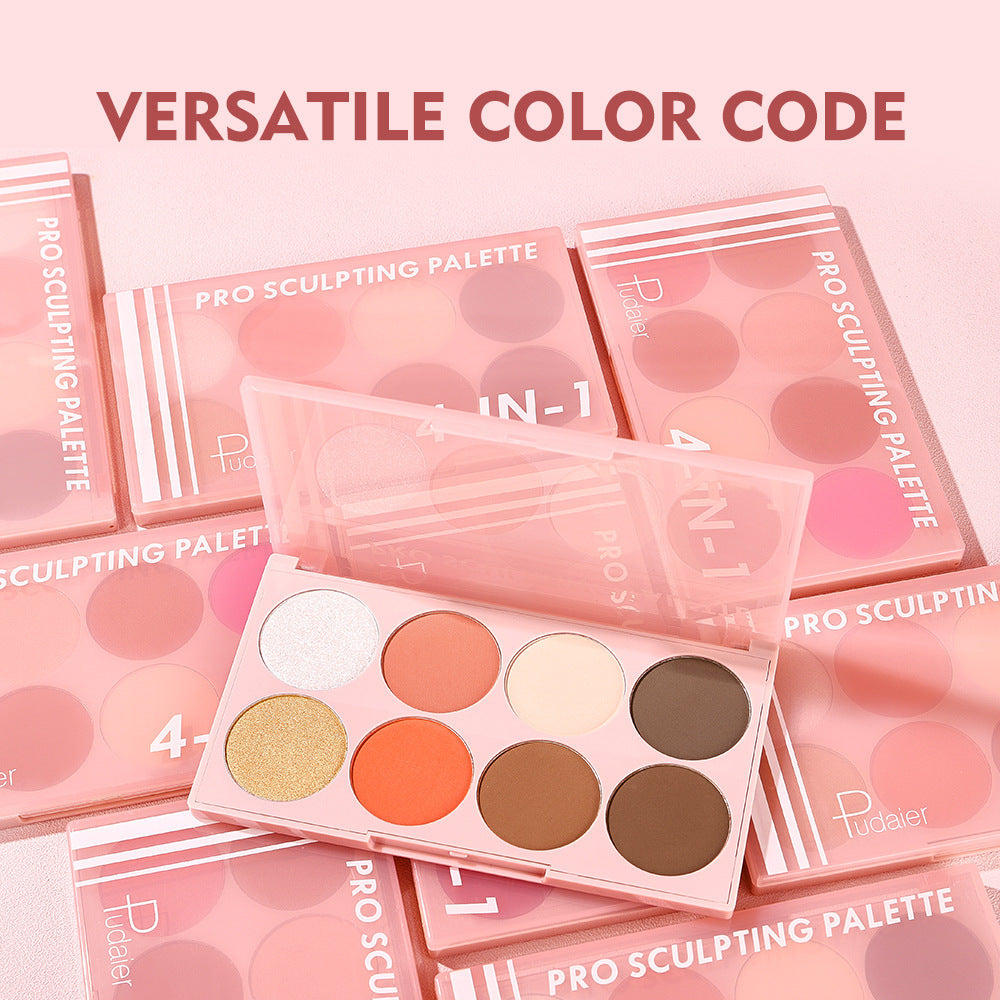 Natural Nude Makeup 8 Colors Eye Shadow Plate