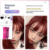 Ammonia-free Hair Color Paste Monochrome Paste Cover White Hair Multi-segment Color One-step Black Tea Gray Blue Black Hair Dye