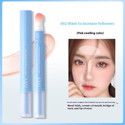 Sponge Brush Head Moisturizing Clothing Concealer Cream