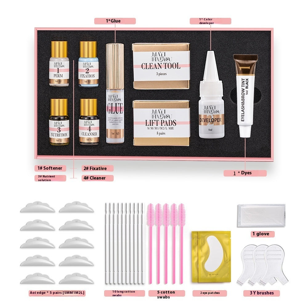 Eyebrow Dye And Eyelash Perm Suit Long-lasting Shaping Two-in-one