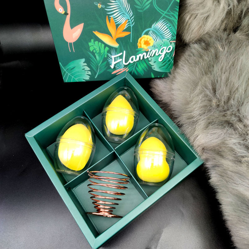 Outil de maquillage Egg Shell Plus à support métallique