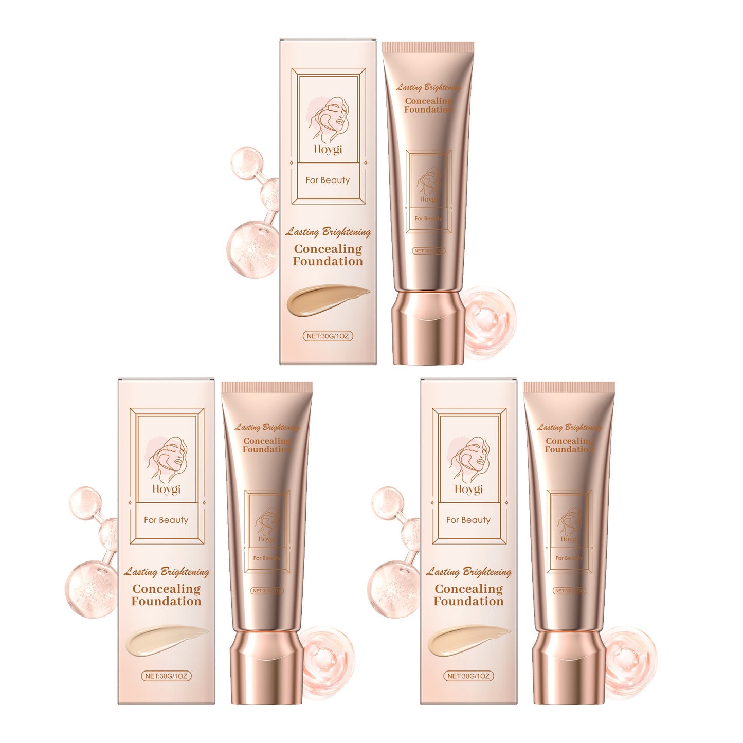 Concealing Foundation Moisturizing, Light And Long-lasting