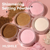 Pearlescent Face Powder Concealer Powder Waterproof Sweat-proof Oil Control