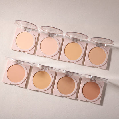 Finishing Powder Invisible Pore Waterproof Sweat-proof Wet And Dry Matte Powder Cake Makeup