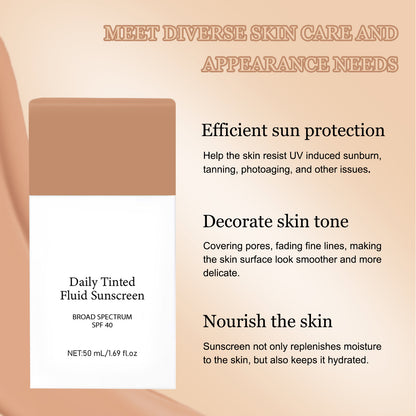 Brightening Skin Color Moisturizing Concealing Foundation