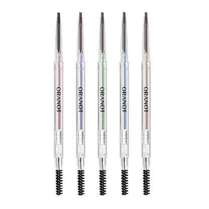 Fine Double-headed Eyebrow Pencil Women's Waterproof Sweat-proof Natural Long Lasting