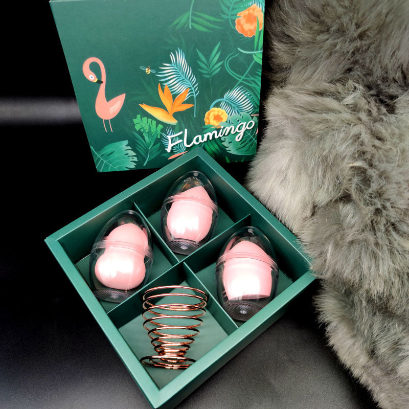 Outil de maquillage Egg Shell Plus à support métallique