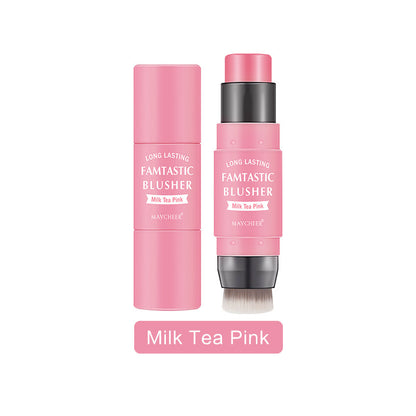 Two-in-one Blush Stick Portable Thin And Glittering Special