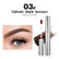 Pull Tear Eyebrow Cream Long Lasting Non Smudge Waterproof