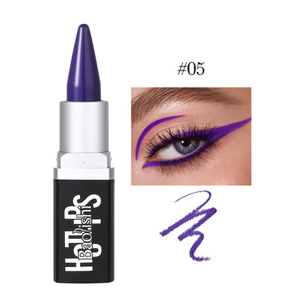 Colorful Pearlescent Creamy Eyeliner Waterproof And Oil-proof Not Smudge