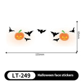 Halloween Makeup Stickers Dress Up Cute Painted