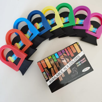 8-color Disposable Hair Dye Cream And Hair Powder