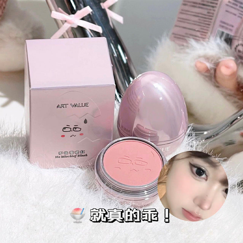 Low Saturation Gray Powder Repair Makeup Tender Rouge Solid Cosmetic Egg