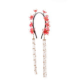 Hanfu Hair Hoop Fairy Versatile Glass Headwear Going Out Net Red Retro  Accessories