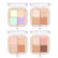 Concealer Plate Makeup Waterproof And Sweat-proof Four Colors