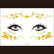 Red Gold Star Pattern Clavicle Tattoo Sticker Long Lasting Waterproof