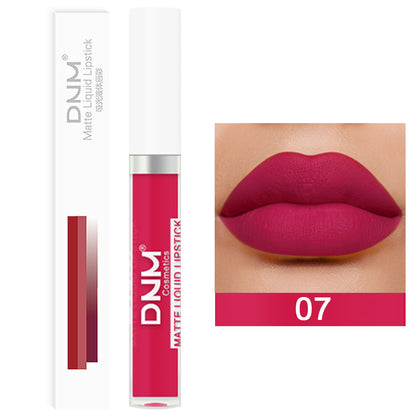 19-color Matte Lip Gloss Waterproof Long-lasting Long Lasting And Does Not Fade Lip Lacquer