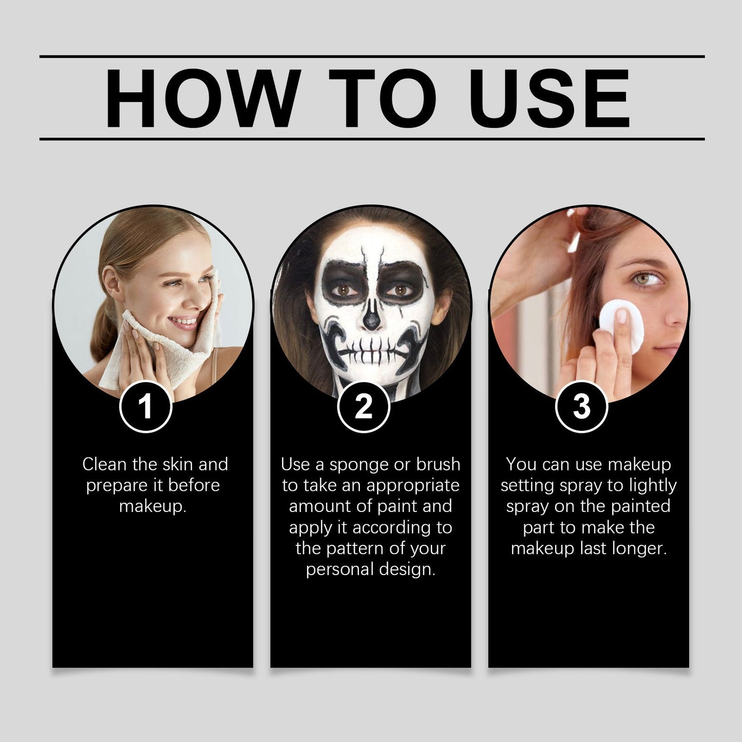 Halloween Face Colored Drawing Crayon Suit