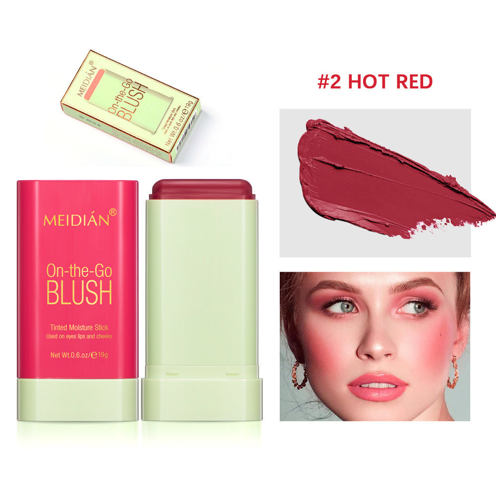 High-gloss Portable Solid Blush Cream