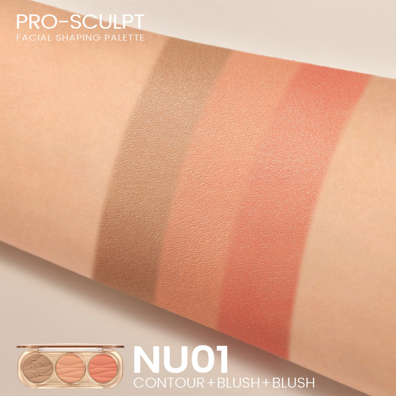 Women's Universal Highlight Repair Blush Trio Blusher