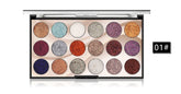 18 Color Sequins Glitter Powder Stage Eye Makeup Pearl Shadow Plate
