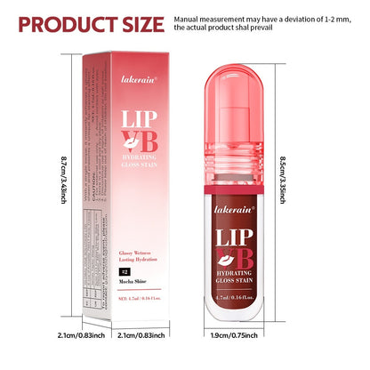 Lakerain Vitamin B Gloss Lip Lacquer Nourishing Hydrating And Moisturizing