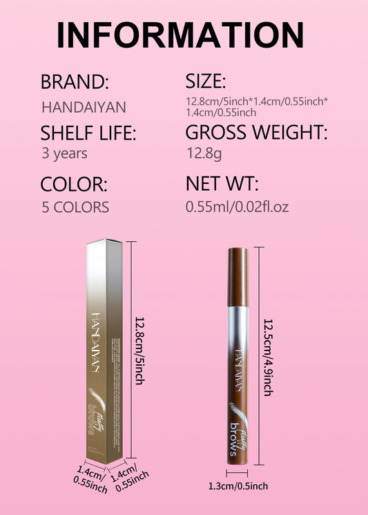 Eyebrow Pencil Five-color Wild Waterproof And Durable Liquid